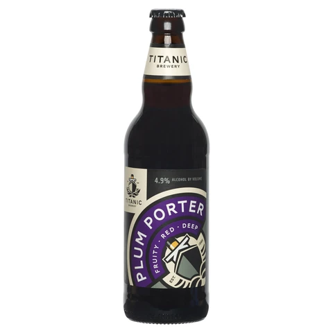 Titanic Dark Strong Plum Porter 500ml (Abv 4.9%)