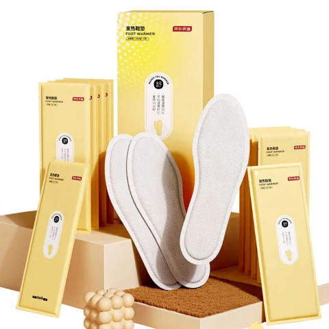 J.ZAO Verwarmde Inlegzolen - 10 paar - S maat 35-39 - Unisex - Lente en winter Voetwarmers Verwarmde Binnenzolen Maat S - Voorkom Koude - Houd Warm - 7,5*23 cm-Geschikt voor skiën en wandelen