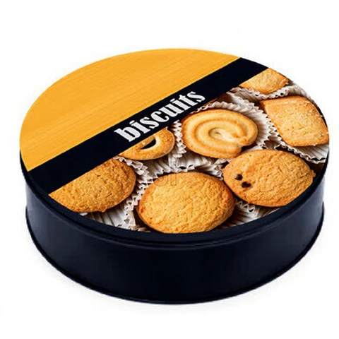 Storage Tin 220x65mm Cookies