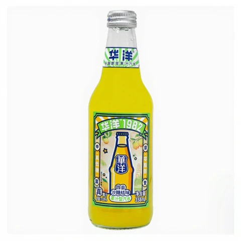 Huayang1982 Boisson gazeuse Huayang 1982 saveur mandarine 358 ml