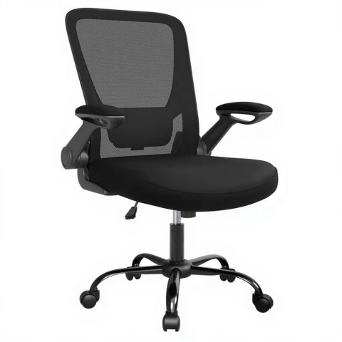 SONGMICS Bureaustoel  - In hoogte en Armleuningen verstelbaar - Ergonomisch - Capaciteit tot 120 kg Bestseller