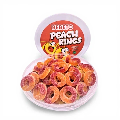 Bebeto S Pfirsichringe 300g
