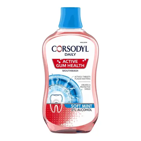 Corsodyl Active Gum Health Daily Mouthwash 500ml