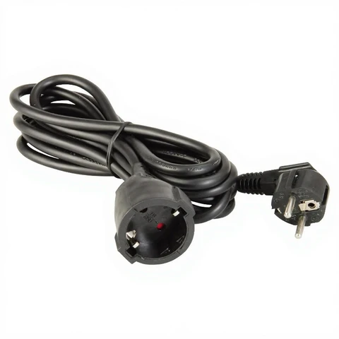 Unitec Schutz-Kontakt-Verlängerungskunststoffkabel H05VV-F 3G 1,5 mm²