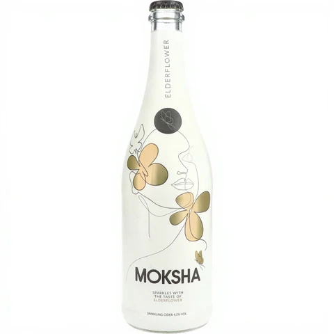 Moksha Sparkling Cider Elderflower 750 ml
