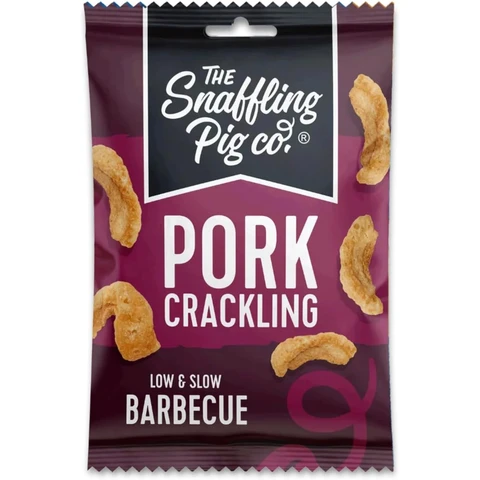 The Snaffling Pig Low & Slow BBQ Pork Crackling 40g