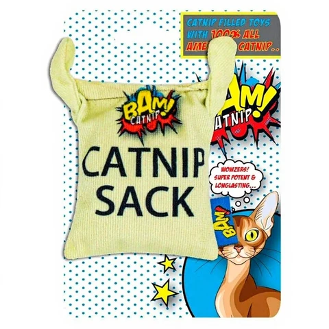BAM! - Spielzeug mit Katzenminze - 10 cm - Sack