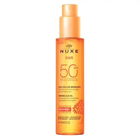 Nuxe Sun Tanning Oil Face and Body SPF 50 150 ml