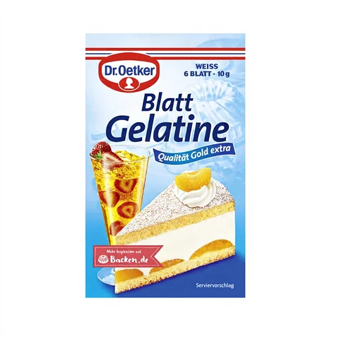 Dr. Oetker Oetker Blattgelatine Weiß 10 g