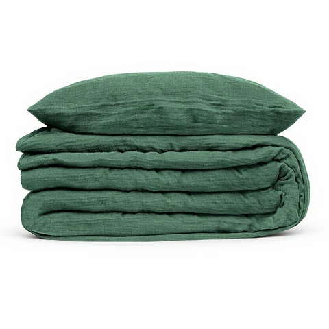 Double Gaze Celadon Bettwäsche-Set 240x220cm