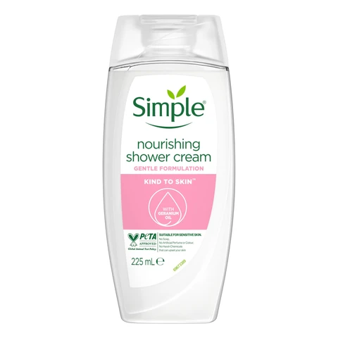 Simple Kind to Skin Shower Cream Nourishing 225ml