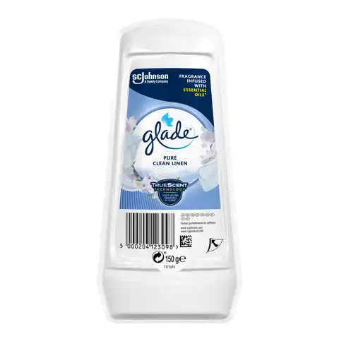 Glade Solid Air Freshener Gel, Clean Linen, 150g