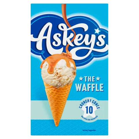 Askeys 10 Waffle Cones 325g