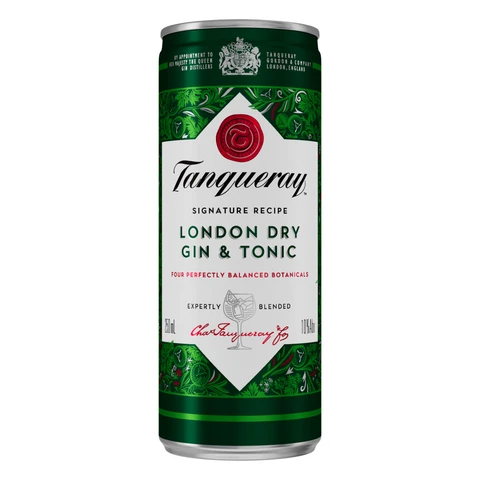 Tanqueray London Dry Gin & Tonic 250ml