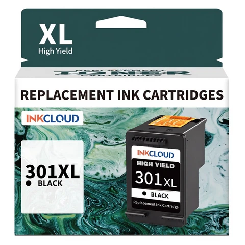 inkcloud 301XL Tintenpatronen-Versatz für HP 301 Envy 4500 DeskJet 1000 1 Schwarz