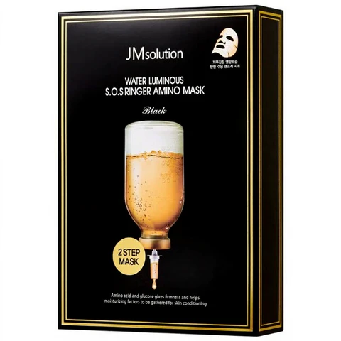 JMsolution JM Solution Wasser Leuchtende SOS Ringer Amino Maske Wasserreiche Aminosäuren 10 Stück