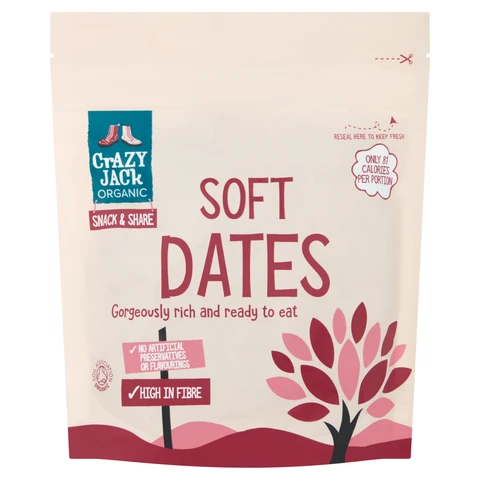 Crazy Jack Organic Soft Dates 200g