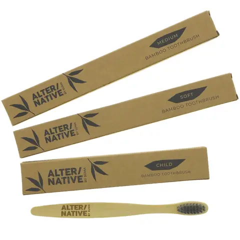 Alter/native By Suma Bamboo Toothbrush Adult Soft 1 Pack