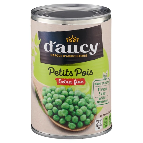 D'Aucy Peas Very Fine 400g