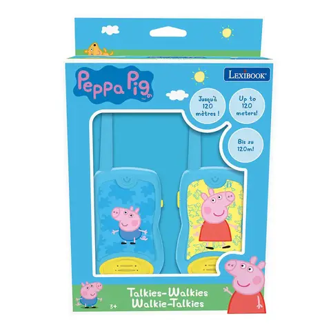 Peppa Pig Walkie-Talkies with up to 120 metre Range