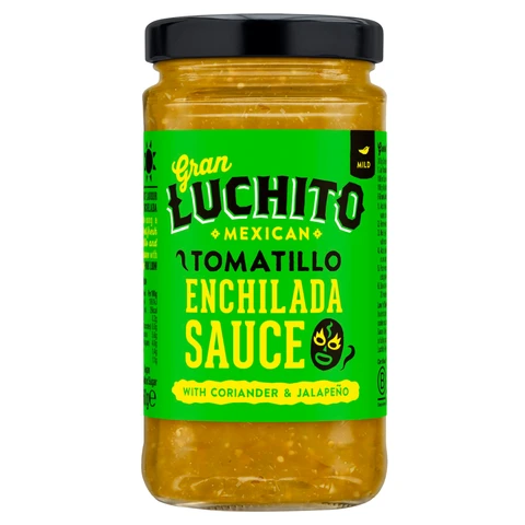Gran Luchito Glass Jar Tomatillo Enchilada Sauce 360g