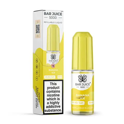 Bar Juice 5000 Nic Salt Banana Ice 2% Nic Salt 10ml