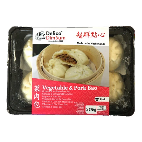 Delico Chaoqun Dim Sum Gemüse-Fleisch-Brötchen 270g