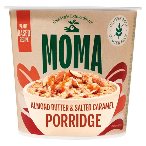 Moma Almond Butter & Salted Caramel Vegan Porridge Pot 55g