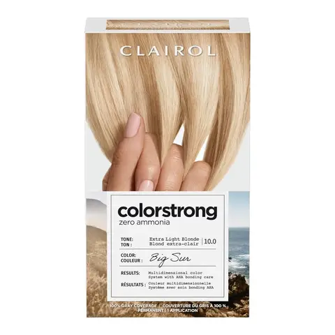 Clairol Colour Strong Permanent Hair Dye 10.0 Extra Light Blonde