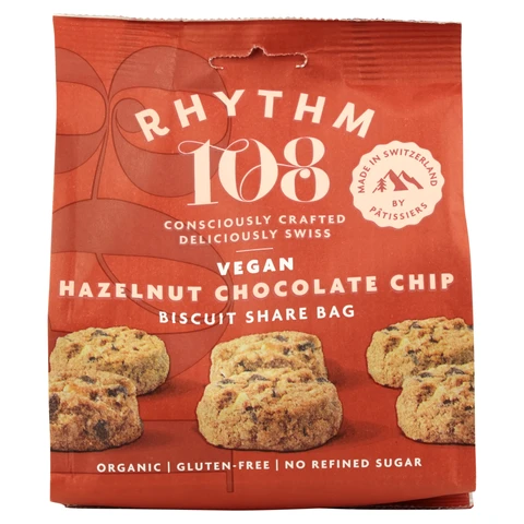 Rhythm 108 Hazelnut Chocolate Chip 135g
