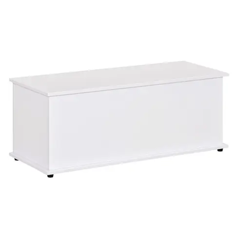 HOMCOM Storage Chest Box White