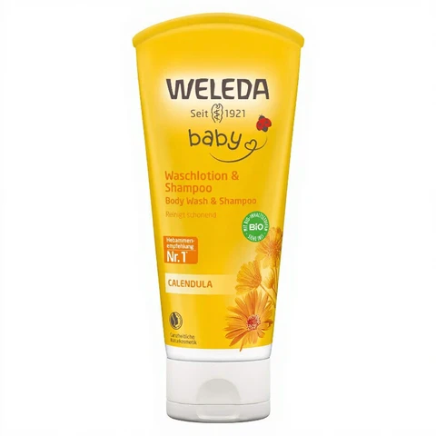 WELEDA baby Wash Lotion & Shampoo Calendula 200 ml