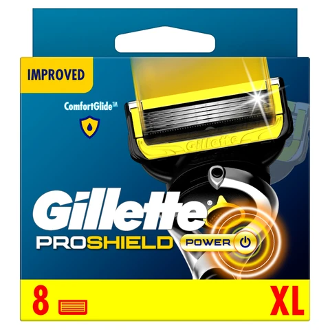 Gillette ProShield Power Men's Razor Refills X8