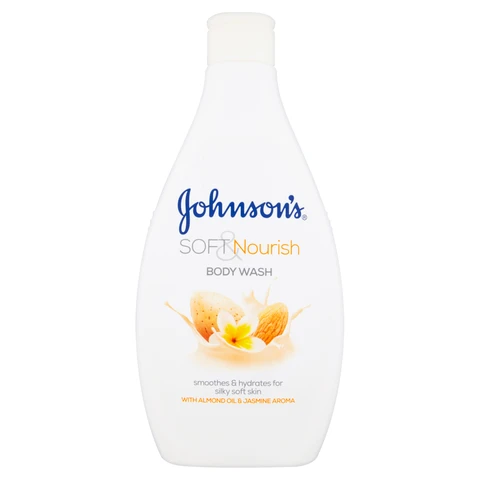 JOHNSON'S® Soft & Nourish Body Wash With Almond Oil & Jasmine Aroma 400ml