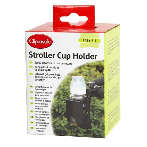 Clippasafe Stroller Cup Holder Easy Fit 1 Pack