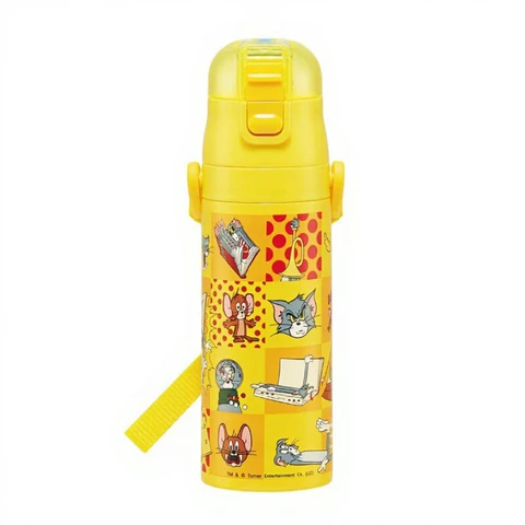 Skater Lightweight Insulated Stainless Steel Water Bottle 470ml Tom and Jerry