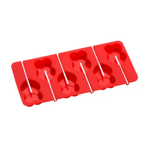  Essentials by Premier 6 Heart Moulds And 12 Sticks Cake Pop Mould