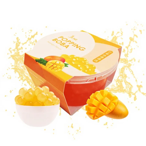 JENI Perles Popping Boba saveur mangue - 490 g