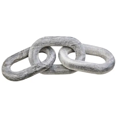 Fifty Five South Sculpture Nason Chain Marble Grey