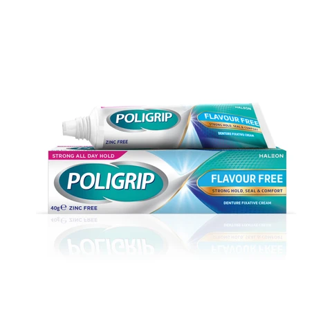 Poligrip Denture Adhesive Fixative Cream 40g