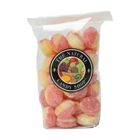 Natural Candy Shop Traditional Rhubarb & Custard Sweets 200g