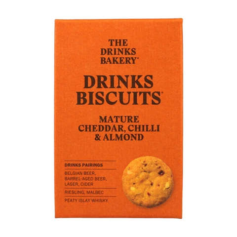 The Drinks Bakery Mature Cheddar Chilli & Almond 110g
