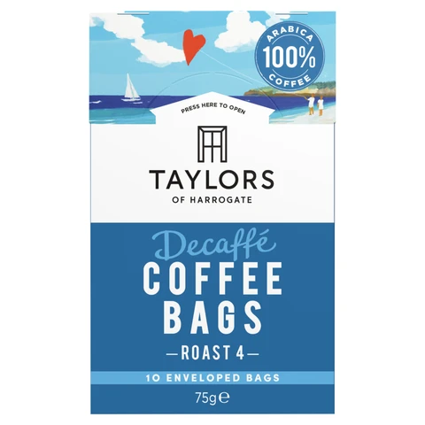 Taylors of Harrogate Decaff Coffee Bags 75g