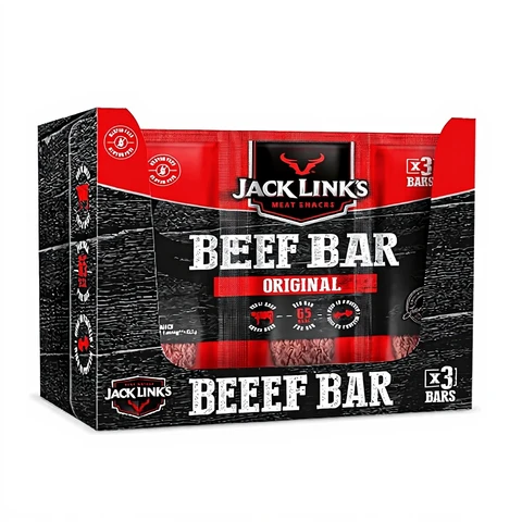 Jack Links Protein Riegel Beef Original – 30er Pack (30 x 22,5 g)