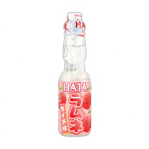 HATA KOSEN Boisson gazeuse Ramune saveur litchi - 200 ml