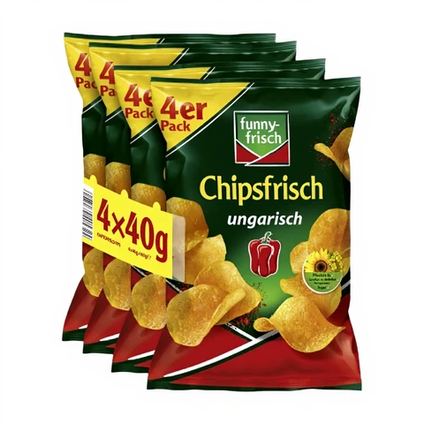 Funny-frisch Chipsfrisch Ungarisch Multipack 4 x 40 g