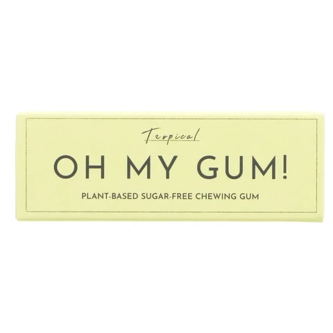 Oh My Gum! Plant Based Tropical Chew Gum 19g
