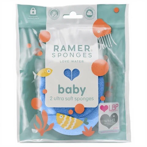 Ramer Ultra Soft Baby Sponges 2 Pack