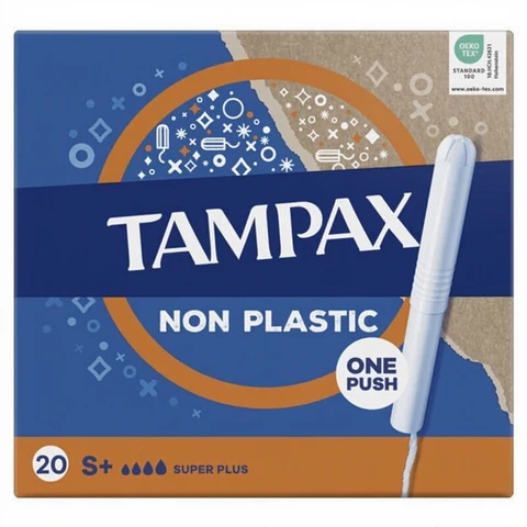 TAMPAX Super Plus - Tampons avec Applicateur Carton - 20 Unités