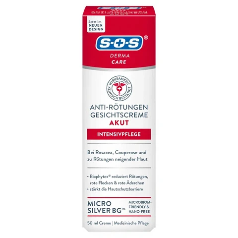 SOS Derma Care Anti-Rötung Gesichtscreme Akut 50 ml